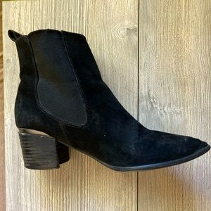 Black Slip-On Heels
